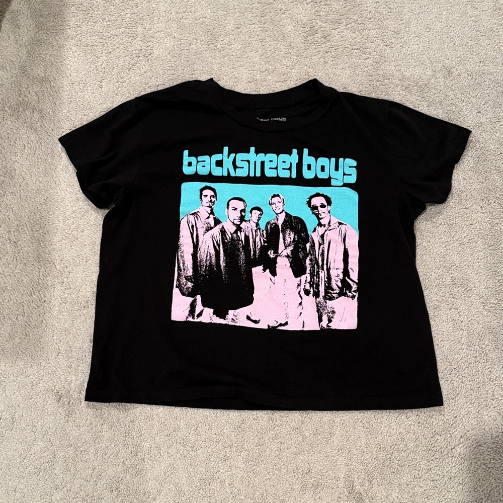 Backstreet Boys Black Graphic Woman’s T-Shirt